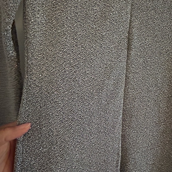 LOVE 83 • Silver Shiny Sleek Jumpsuit • Medium • - Picture 5 of 10